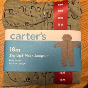 Carter's Elephant Jumpsuit 18M NWT